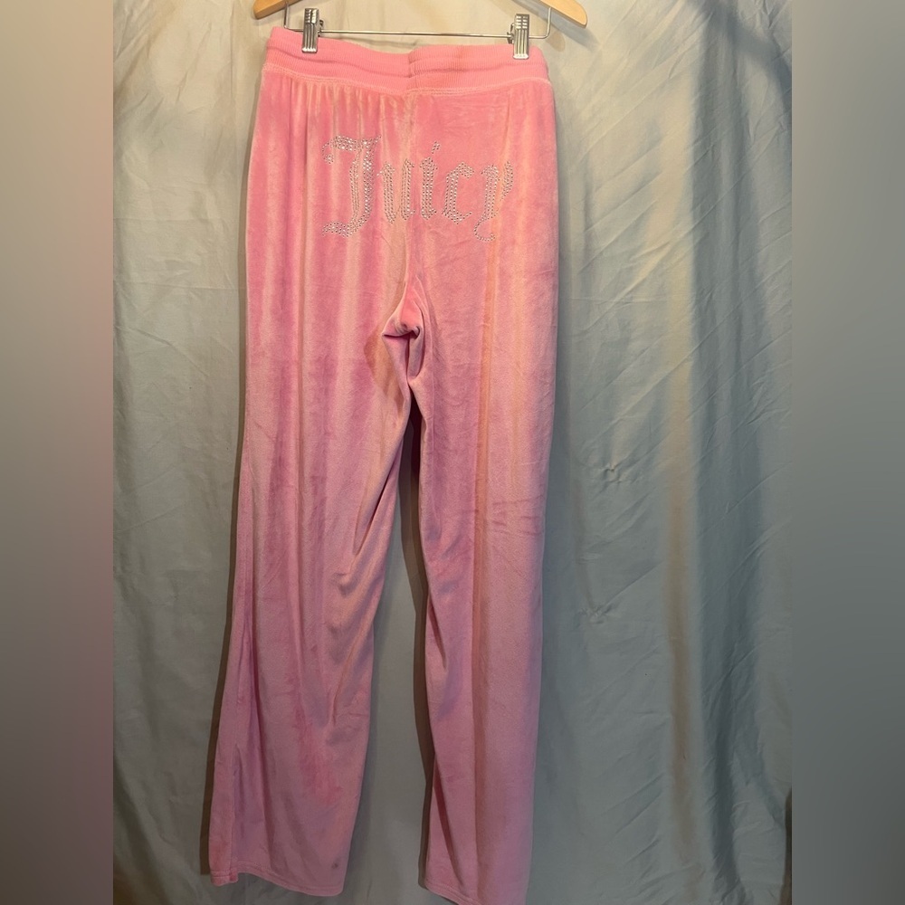 Juicy Couture Bubble Pink Velour Lounge Set Women’s Large - Picture 4 of 12